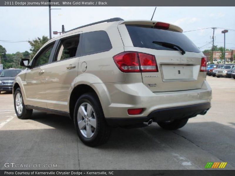 White Gold Metallic / Black 2011 Dodge Journey Mainstreet
