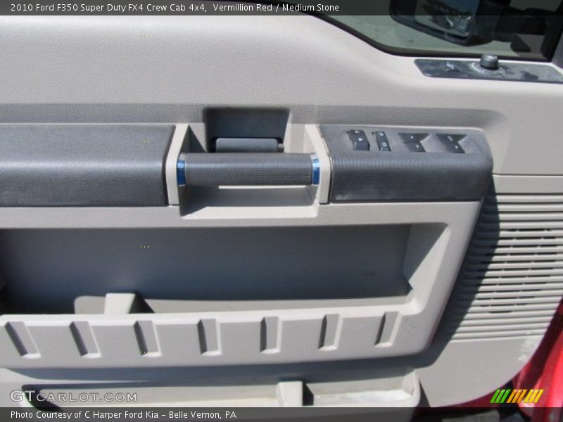 Vermillion Red / Medium Stone 2010 Ford F350 Super Duty FX4 Crew Cab 4x4