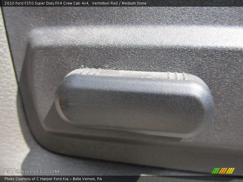 Vermillion Red / Medium Stone 2010 Ford F350 Super Duty FX4 Crew Cab 4x4