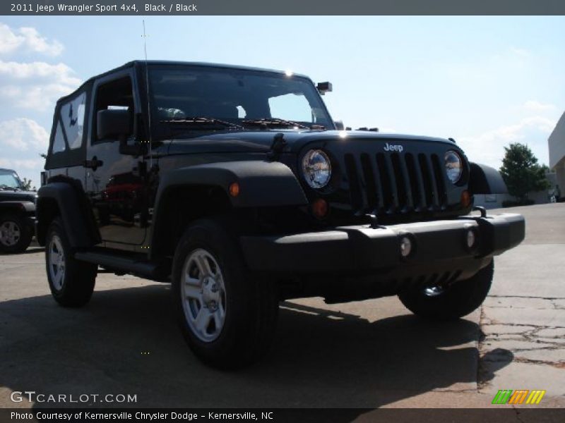 Black / Black 2011 Jeep Wrangler Sport 4x4