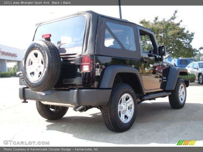 Black / Black 2011 Jeep Wrangler Sport 4x4