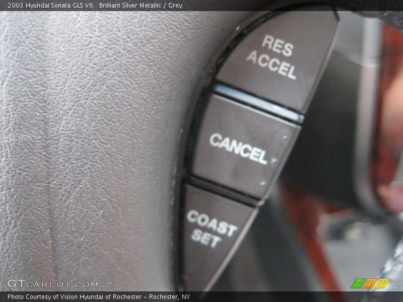 Brilliant Silver Metallic / Grey 2003 Hyundai Sonata GLS V6