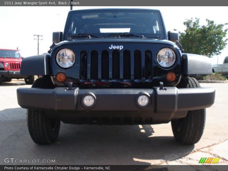 Black / Black 2011 Jeep Wrangler Sport 4x4