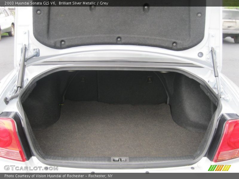 Brilliant Silver Metallic / Grey 2003 Hyundai Sonata GLS V6