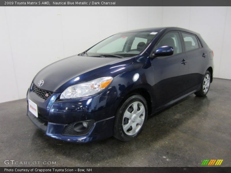 Nautical Blue Metallic / Dark Charcoal 2009 Toyota Matrix S AWD