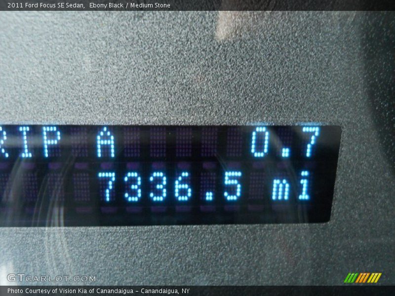 Ebony Black / Medium Stone 2011 Ford Focus SE Sedan