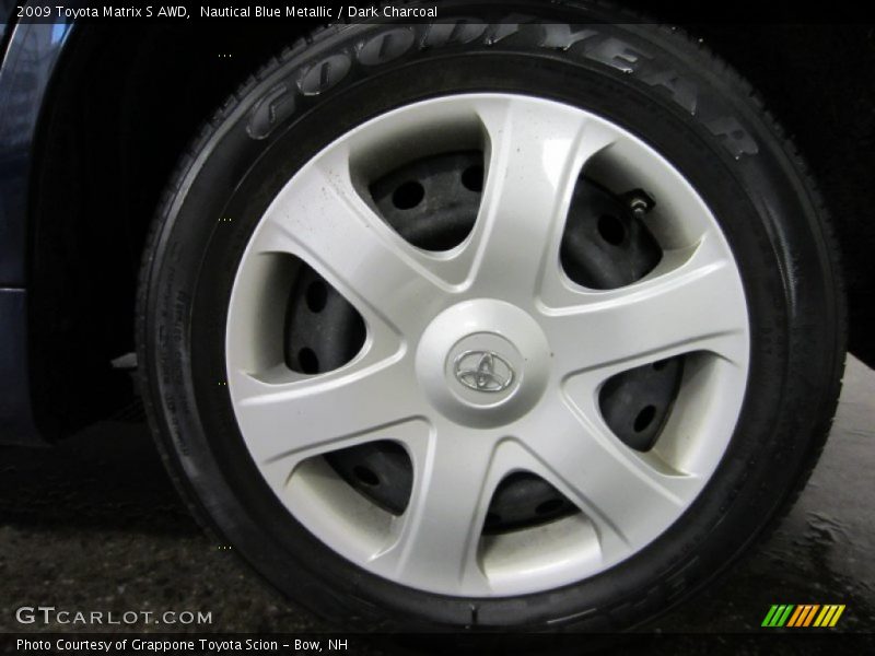 Nautical Blue Metallic / Dark Charcoal 2009 Toyota Matrix S AWD