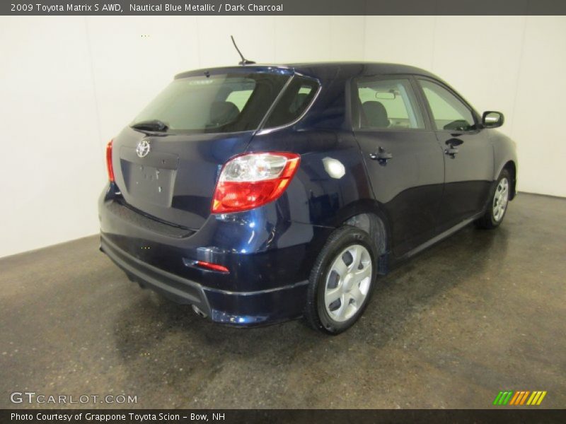 Nautical Blue Metallic / Dark Charcoal 2009 Toyota Matrix S AWD