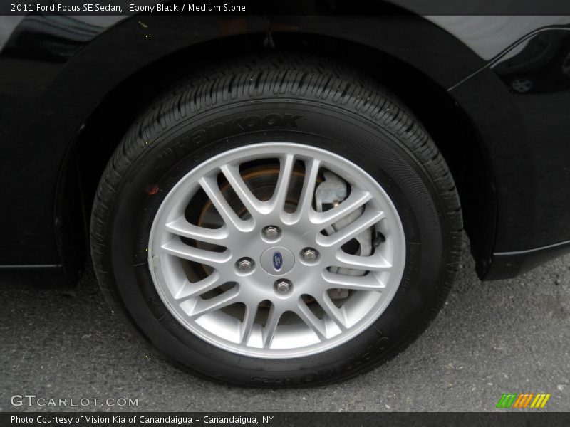 Ebony Black / Medium Stone 2011 Ford Focus SE Sedan