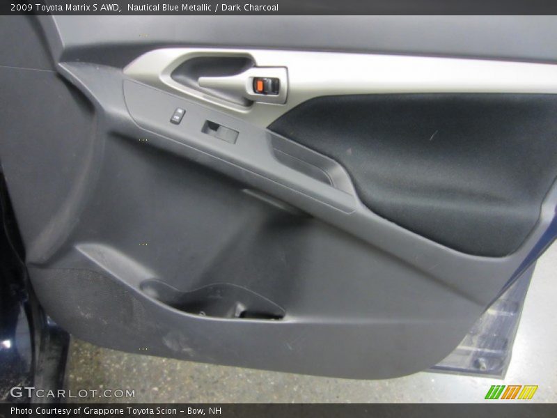Nautical Blue Metallic / Dark Charcoal 2009 Toyota Matrix S AWD
