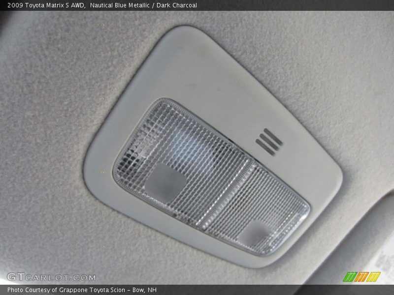 Nautical Blue Metallic / Dark Charcoal 2009 Toyota Matrix S AWD