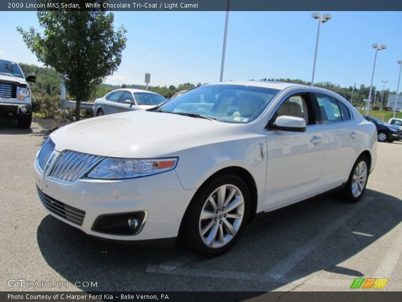 White Chocolate Tri-Coat / Light Camel 2009 Lincoln MKS Sedan