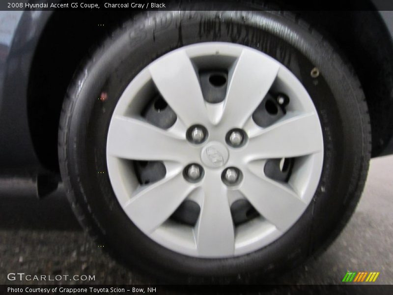 Charcoal Gray / Black 2008 Hyundai Accent GS Coupe