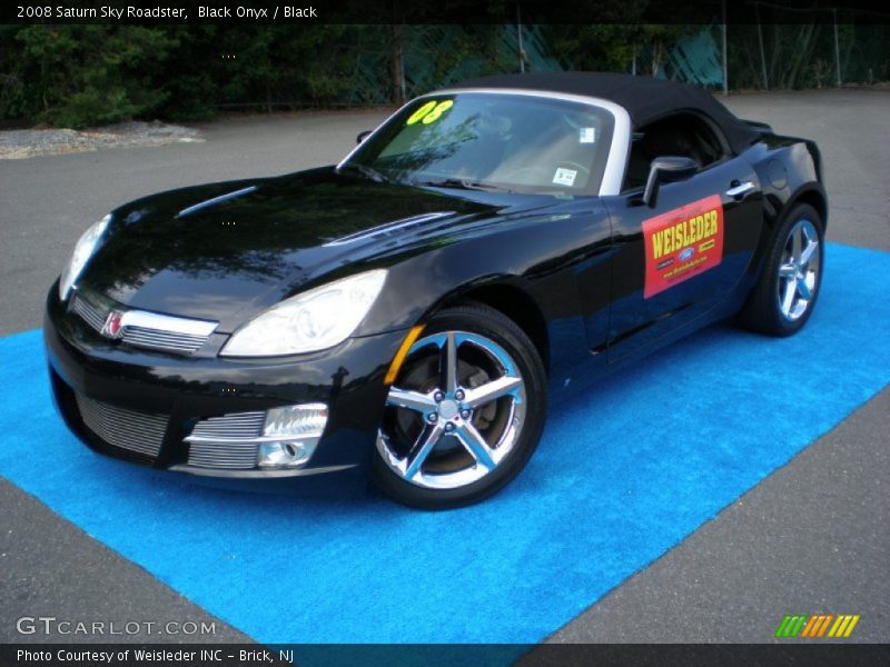 Black Onyx / Black 2008 Saturn Sky Roadster