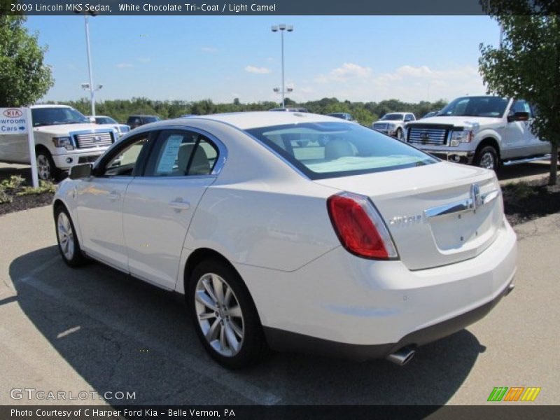 White Chocolate Tri-Coat / Light Camel 2009 Lincoln MKS Sedan