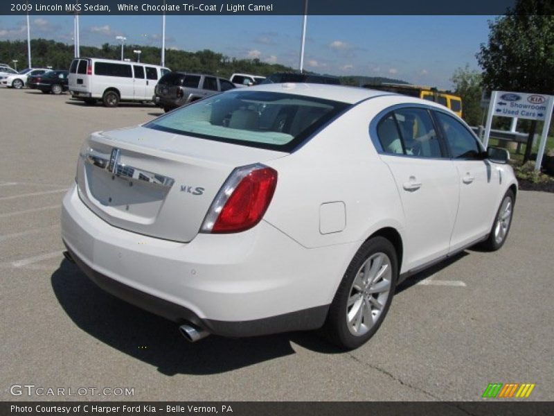 White Chocolate Tri-Coat / Light Camel 2009 Lincoln MKS Sedan