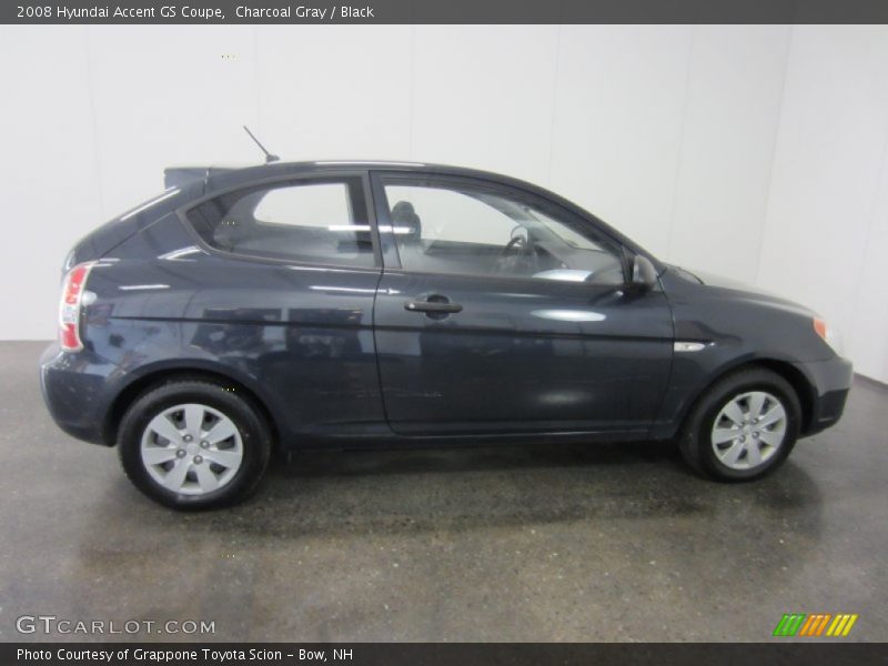 Charcoal Gray / Black 2008 Hyundai Accent GS Coupe