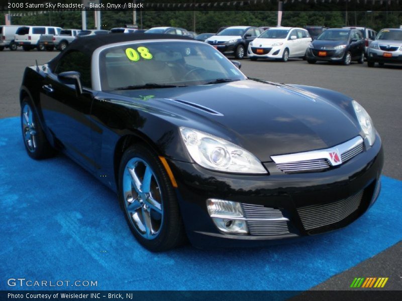 Black Onyx / Black 2008 Saturn Sky Roadster