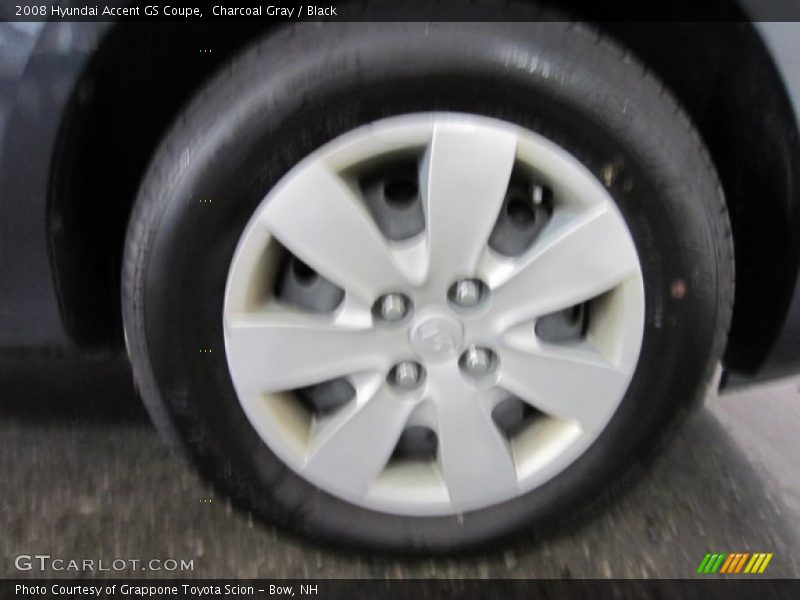 Charcoal Gray / Black 2008 Hyundai Accent GS Coupe