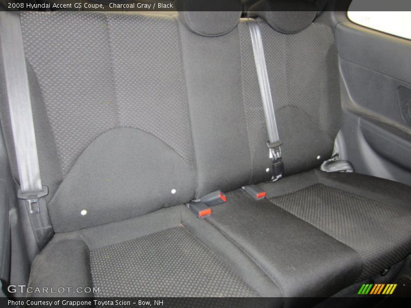 Charcoal Gray / Black 2008 Hyundai Accent GS Coupe