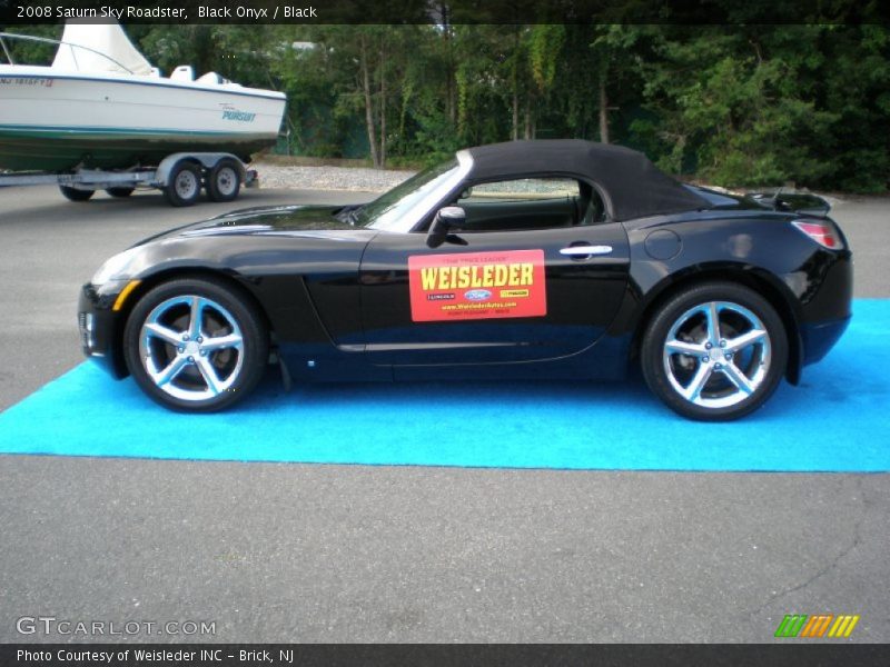 Black Onyx / Black 2008 Saturn Sky Roadster