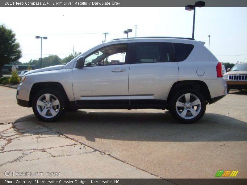 Bright Silver Metallic / Dark Slate Gray 2011 Jeep Compass 2.4