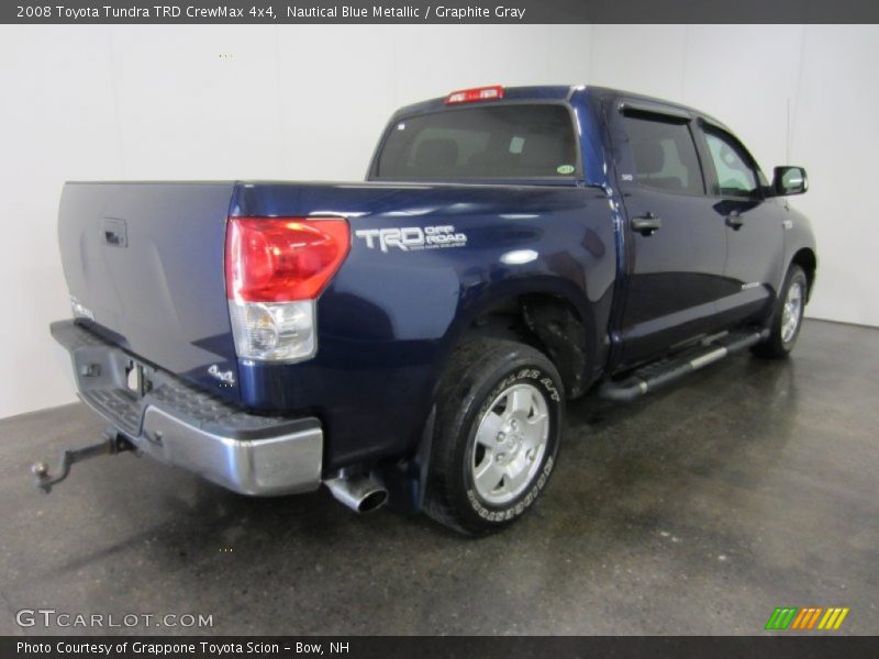 Nautical Blue Metallic / Graphite Gray 2008 Toyota Tundra TRD CrewMax 4x4