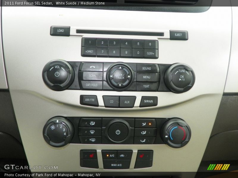 White Suede / Medium Stone 2011 Ford Focus SEL Sedan