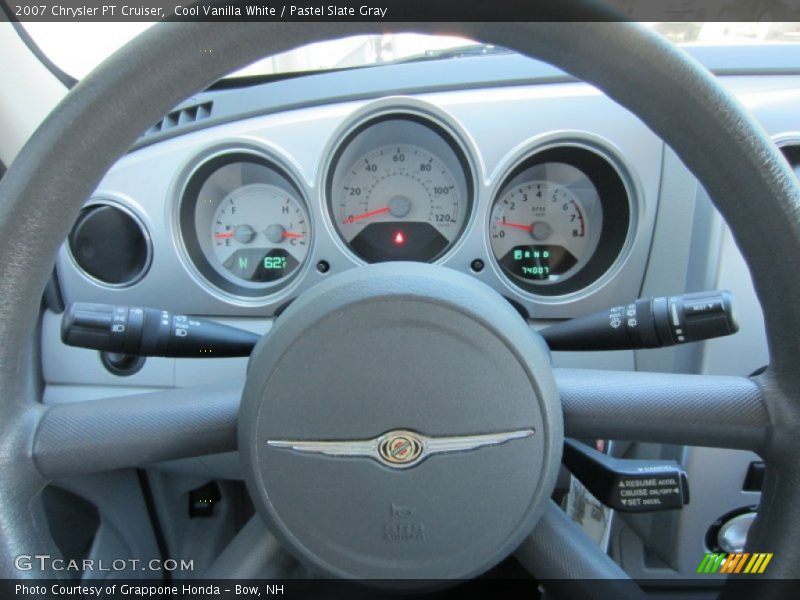 Cool Vanilla White / Pastel Slate Gray 2007 Chrysler PT Cruiser