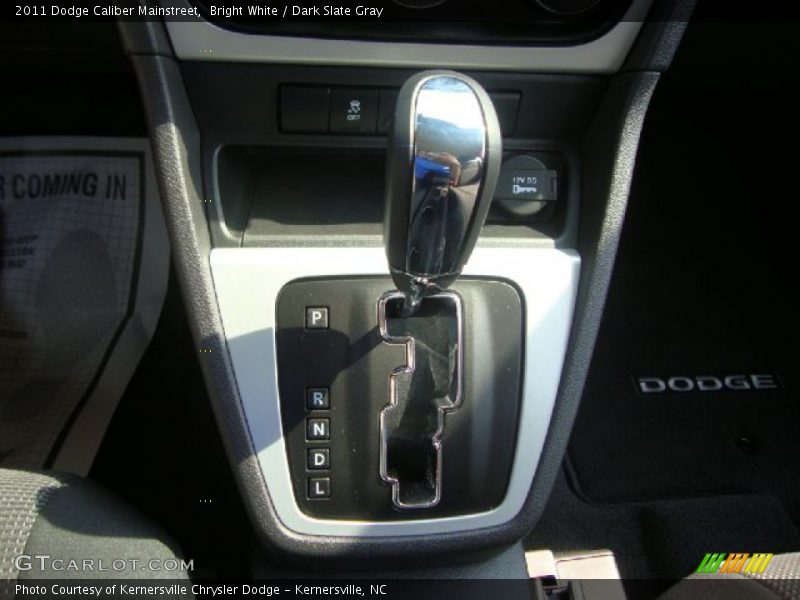 Bright White / Dark Slate Gray 2011 Dodge Caliber Mainstreet