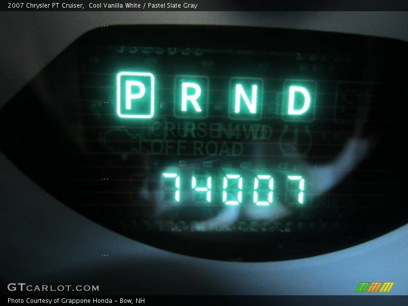 Cool Vanilla White / Pastel Slate Gray 2007 Chrysler PT Cruiser