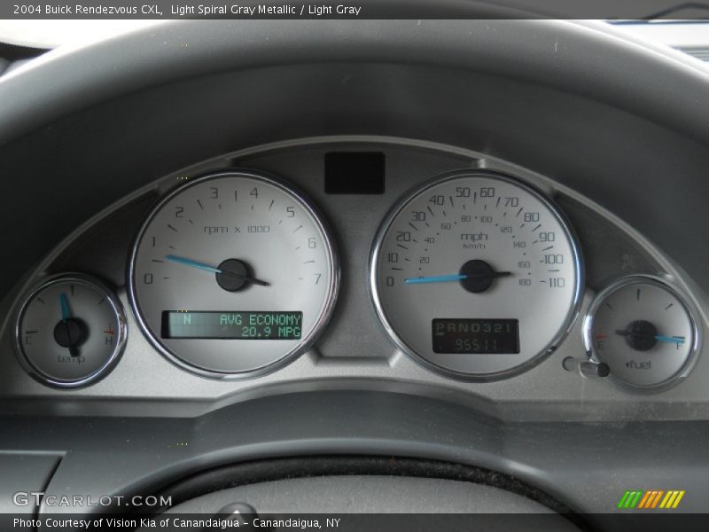 Light Spiral Gray Metallic / Light Gray 2004 Buick Rendezvous CXL