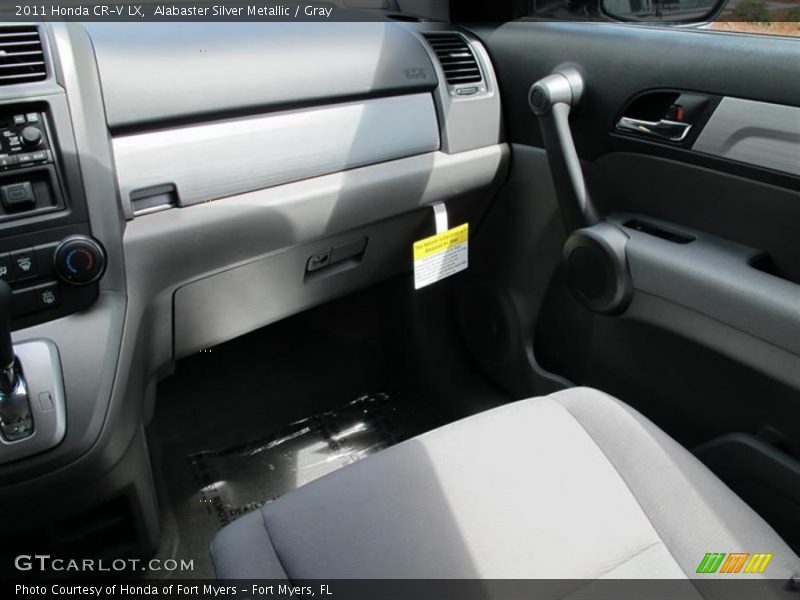 Alabaster Silver Metallic / Gray 2011 Honda CR-V LX