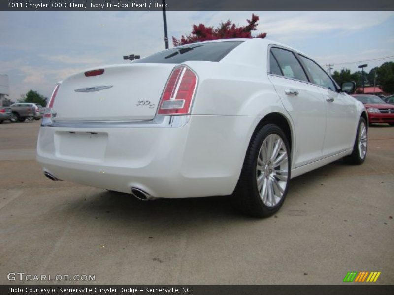 Ivory Tri-Coat Pearl / Black 2011 Chrysler 300 C Hemi