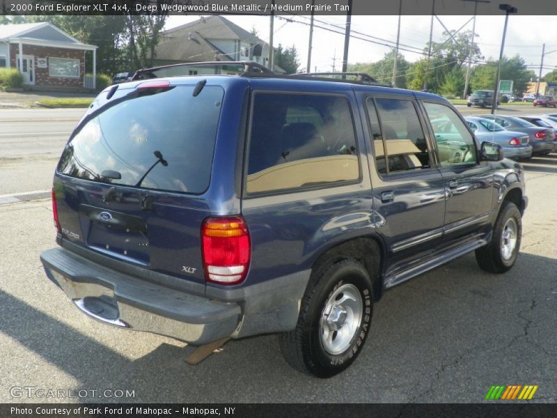 Deep Wedgewood Blue Metallic / Medium Prairie Tan 2000 Ford Explorer XLT 4x4