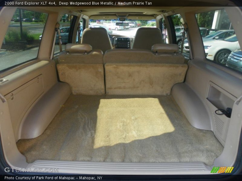 Deep Wedgewood Blue Metallic / Medium Prairie Tan 2000 Ford Explorer XLT 4x4