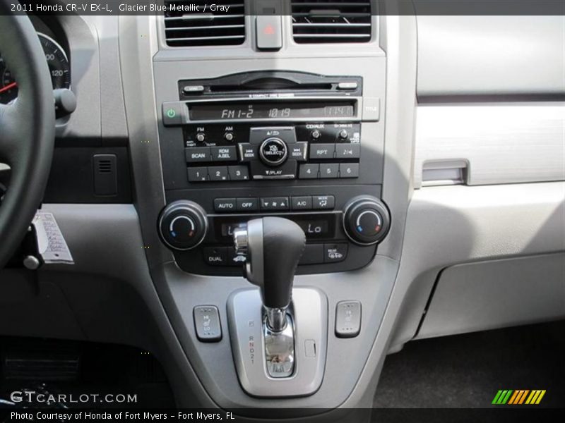 Glacier Blue Metallic / Gray 2011 Honda CR-V EX-L