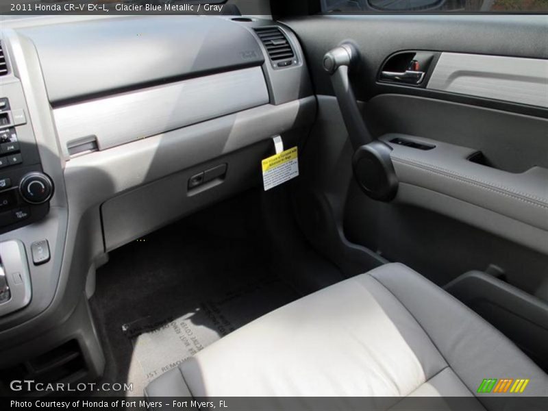 Glacier Blue Metallic / Gray 2011 Honda CR-V EX-L