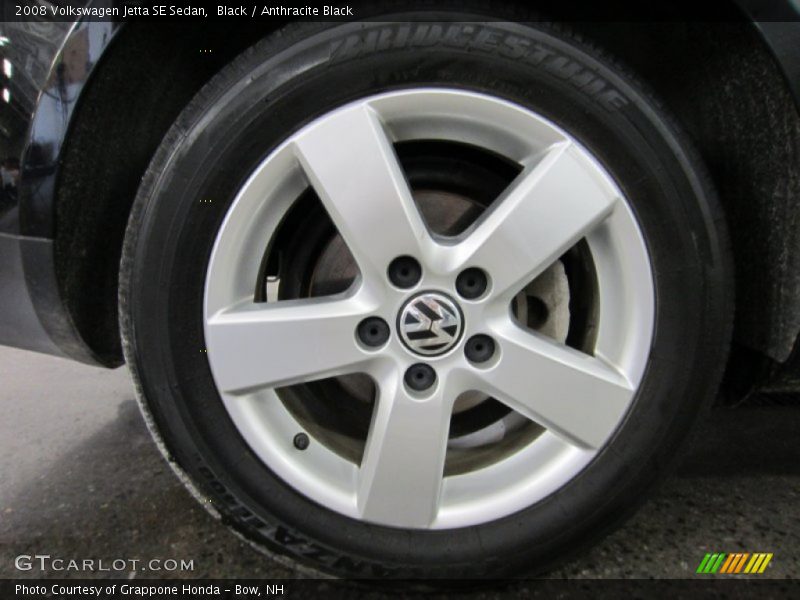 Black / Anthracite Black 2008 Volkswagen Jetta SE Sedan