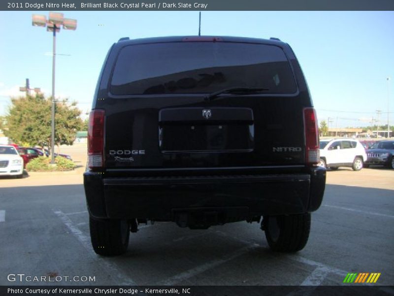 Brilliant Black Crystal Pearl / Dark Slate Gray 2011 Dodge Nitro Heat