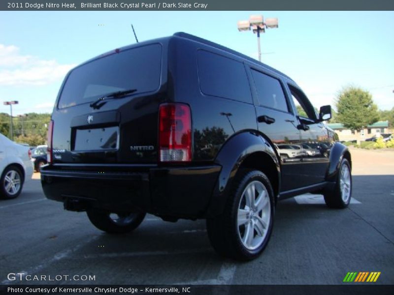 Brilliant Black Crystal Pearl / Dark Slate Gray 2011 Dodge Nitro Heat