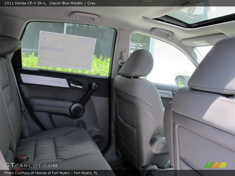 Glacier Blue Metallic / Gray 2011 Honda CR-V EX-L