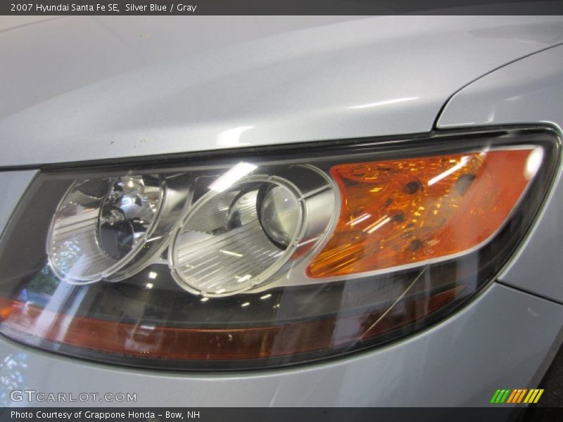 Silver Blue / Gray 2007 Hyundai Santa Fe SE