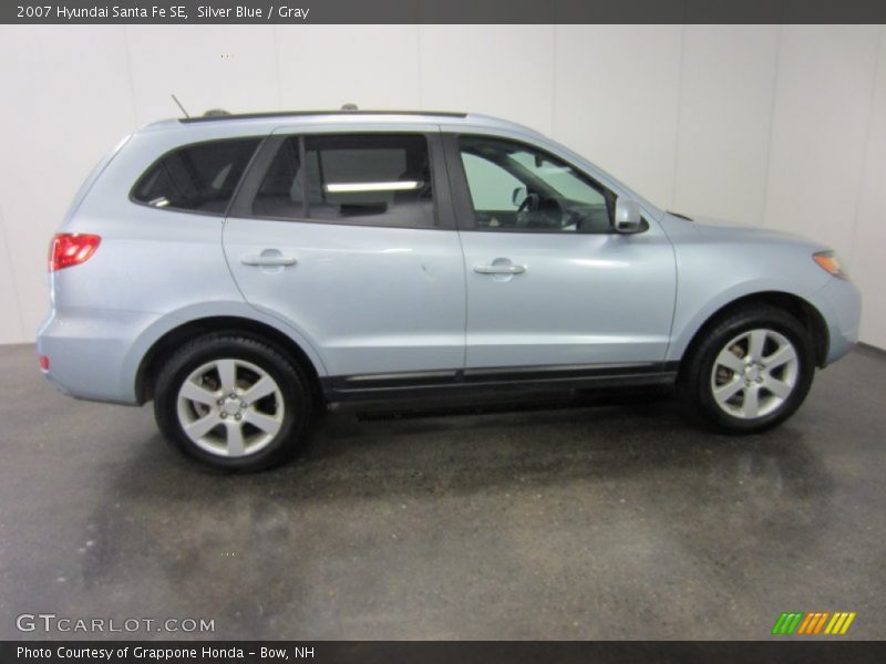 Silver Blue / Gray 2007 Hyundai Santa Fe SE