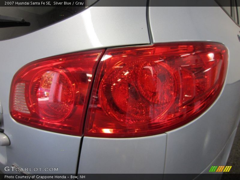 Silver Blue / Gray 2007 Hyundai Santa Fe SE