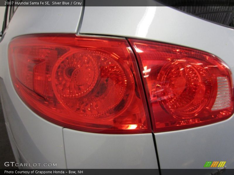 Silver Blue / Gray 2007 Hyundai Santa Fe SE