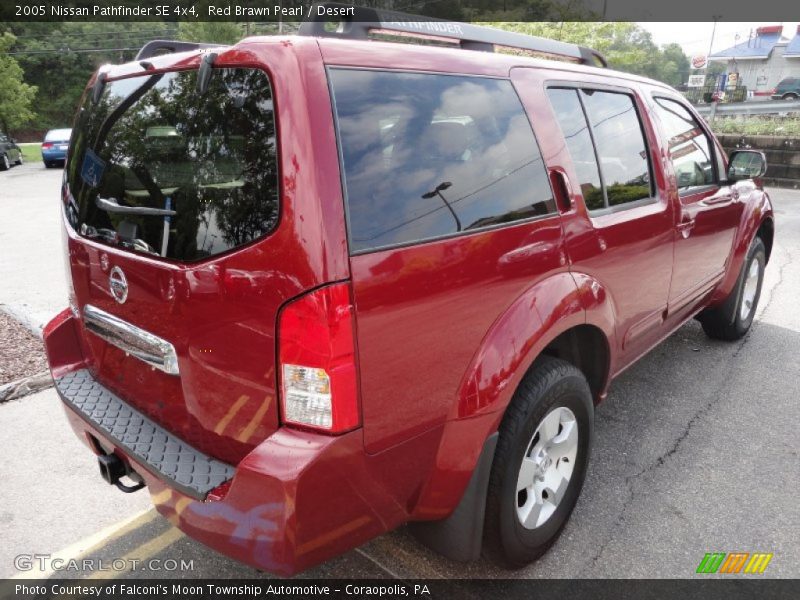Red Brawn Pearl / Desert 2005 Nissan Pathfinder SE 4x4