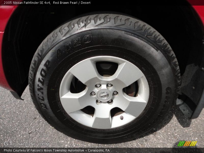 Red Brawn Pearl / Desert 2005 Nissan Pathfinder SE 4x4