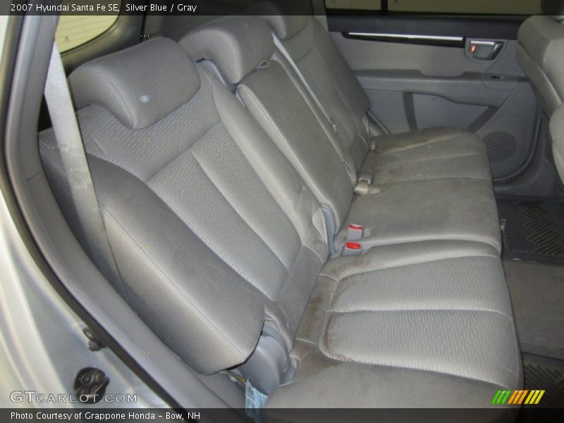Silver Blue / Gray 2007 Hyundai Santa Fe SE