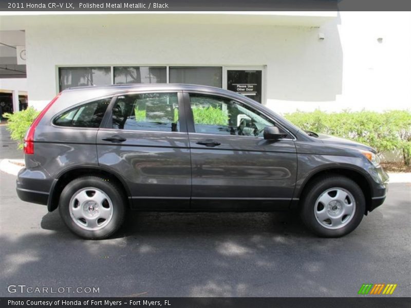 Polished Metal Metallic / Black 2011 Honda CR-V LX